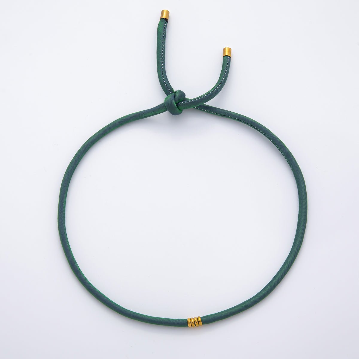 Stainless Steel Soft Silk feel Paracord Knot Tied Necklace | WA - 1628 ~ WA - 1652 - DLUXCA