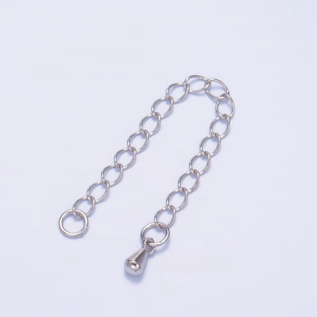 Sterling Silver S925 2.5 Inch Cable Chain Extender Minimalist Extender | SL - 513 - DLUXCA