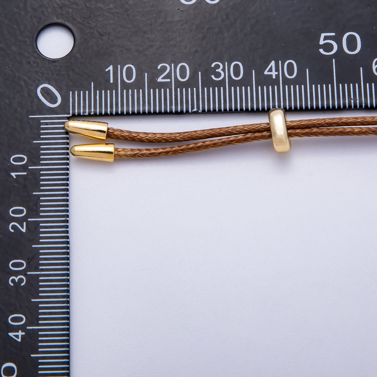 SUMMER 2mm Faux Paracord Bolo Slide Adjustable 26 Inch Lariat Necklace | WA - 04304 ~ WA - 04307 - DLUXCA