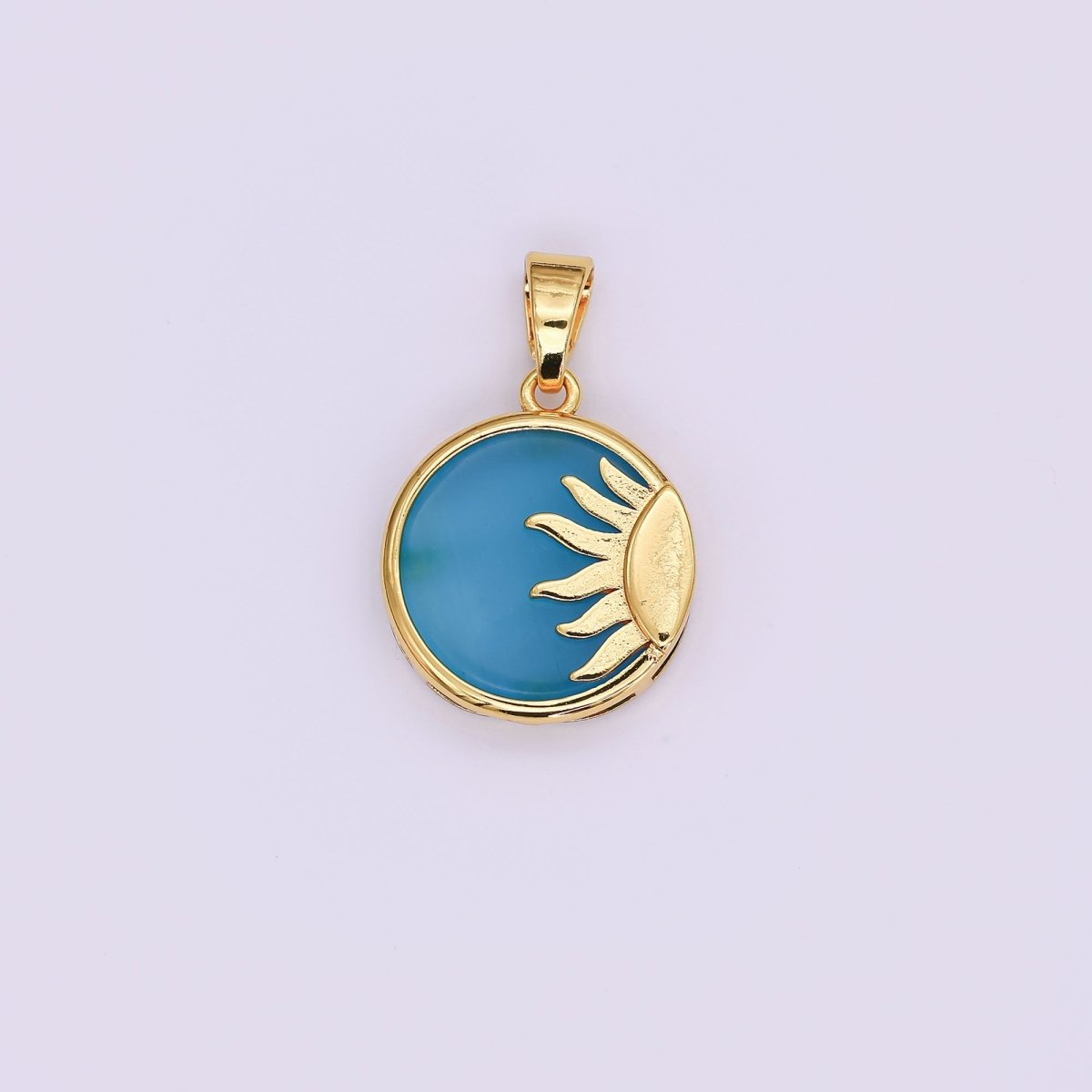 Sun Pendant Celestial Coin Dainty Charm J - 306~J - 310 - DLUXCA