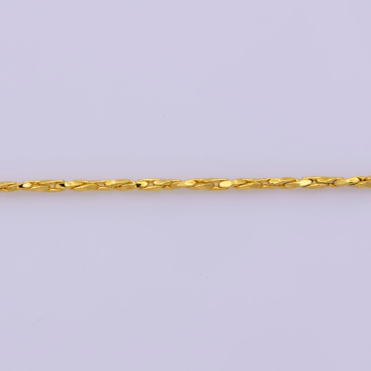 0.8mm Dainty Wheat 18 Inches Layering Chain Necklace w. Spring Ring | WA-396 Clearance Pricing - DLUXCA