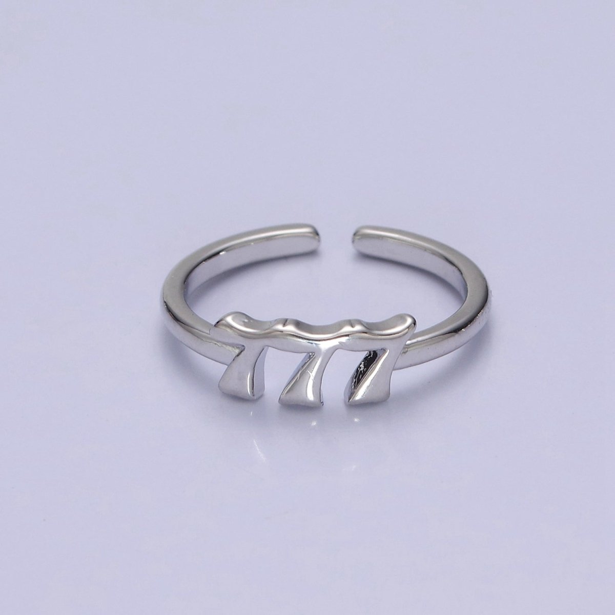111 222 333 444 555 777 999 888 Angel Number Ring Silver Custom Jewelry Number Ring Open Adjustable Trend Ring O2047-O2055 - DLUXCA