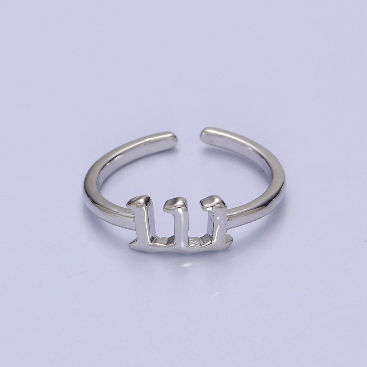 111 222 333 444 555 777 999 888 Angel Number Ring Silver Custom Jewelry Number Ring Open Adjustable Trend Ring O2047-O2055 - DLUXCA