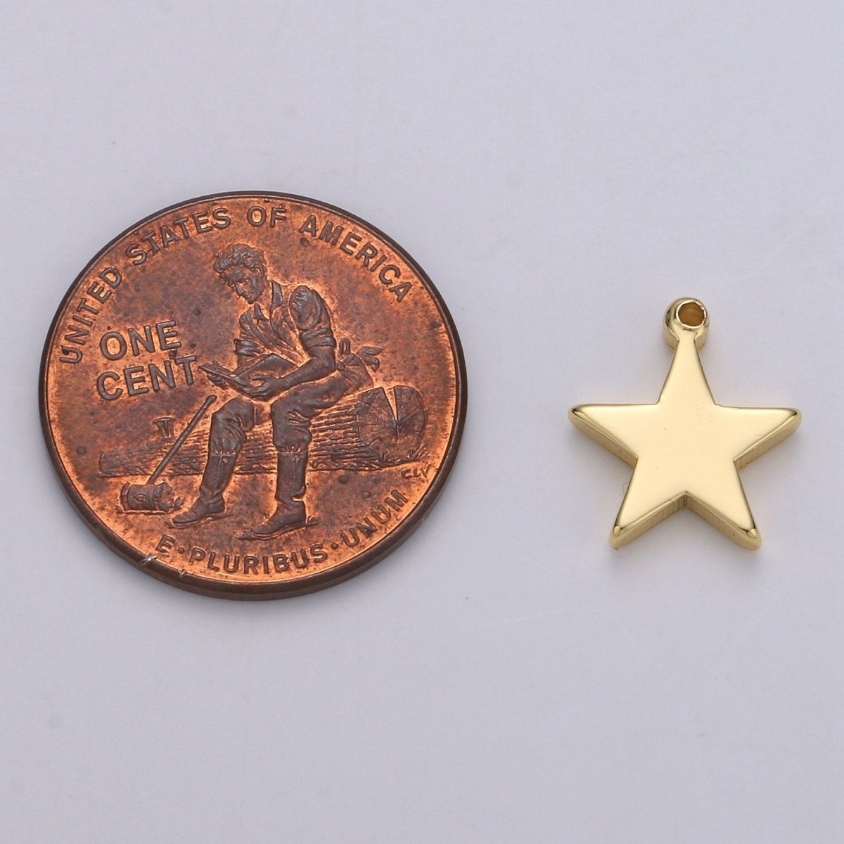 12x12mm 24k Gold Filled Star Charms, Gold Star Pendant, Celestial Jewelry Minimalist Jewelry Making supply, D-683 - DLUXCA