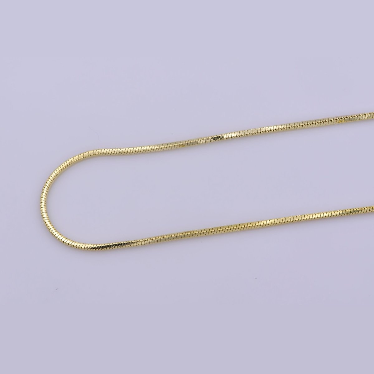 1.3mm Snake Herringbone 18 Inch, 20 Inch Layering Chain Necklace | WA-402 WA-403 Clearance Pricing - DLUXCA