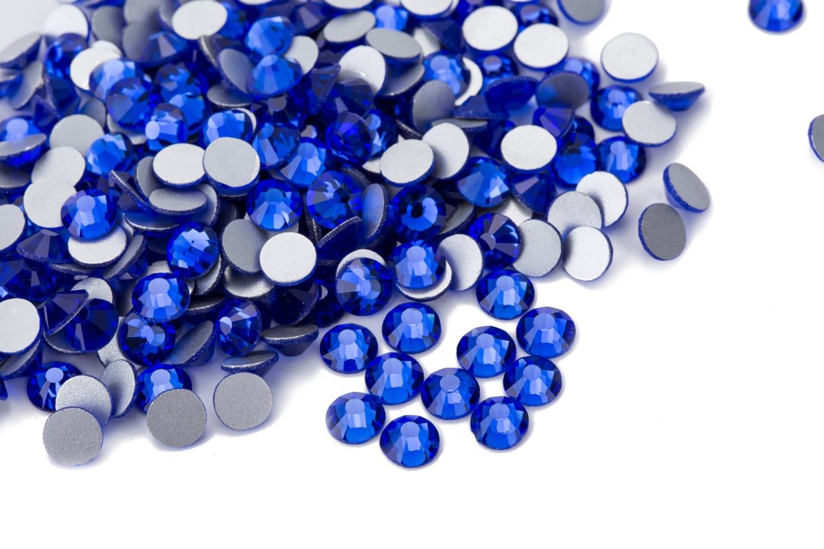 140 pcs Crystal Blue / Sapphire #206 - DLUXCA