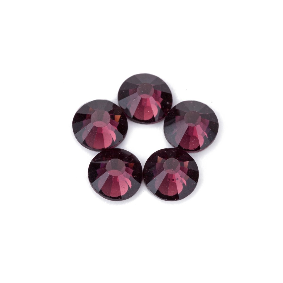 1440 pcs High Quality Crystal Dark Purple Amethyst Crystal Rhinestones Loose flatback No Hot Fix glass bead Size ss10 / ss12/ ss16 / ss20 - DLUXCA