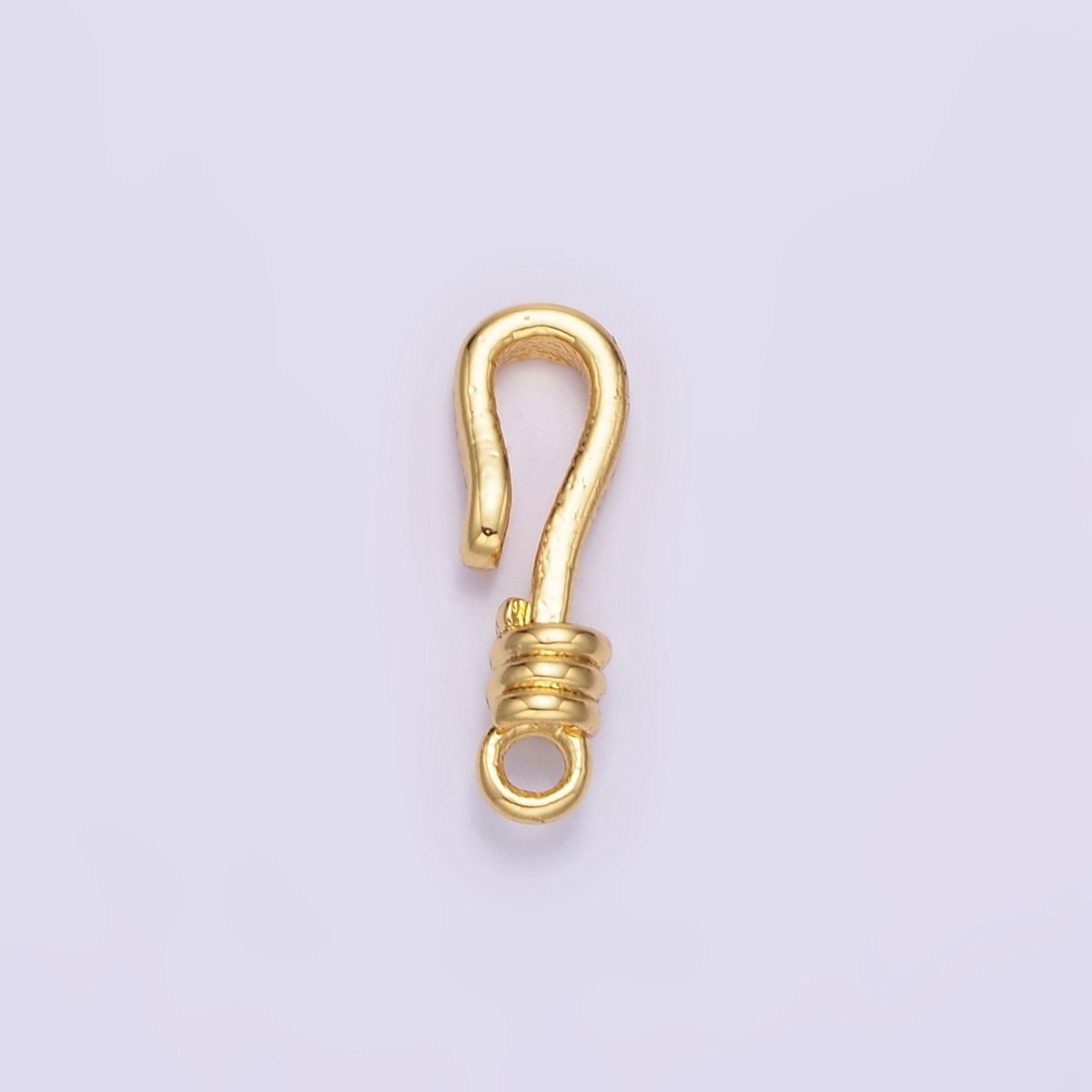 14K Gold Filled 15mm Hook Closure Findings in Gold & Silver | Z733 - DLUXCA