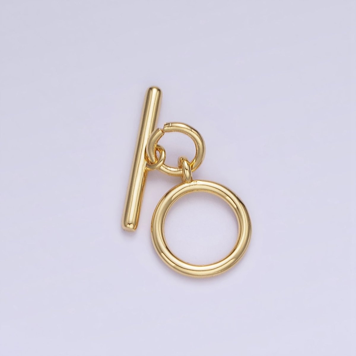 14K Gold Filled 16mm Double Loop OT Toggle Clasps Minimalist Closure Findings | Z719 - DLUXCA