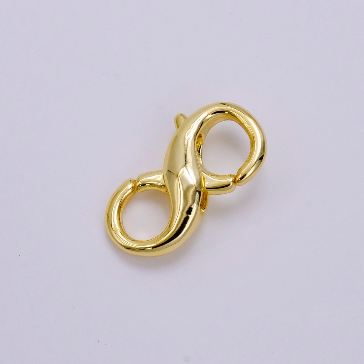 14K Gold Filled 18mm Double Lobster Claw Clasps Jewelry Finding Supply in Gold & Silver | Z683 - DLUXCA