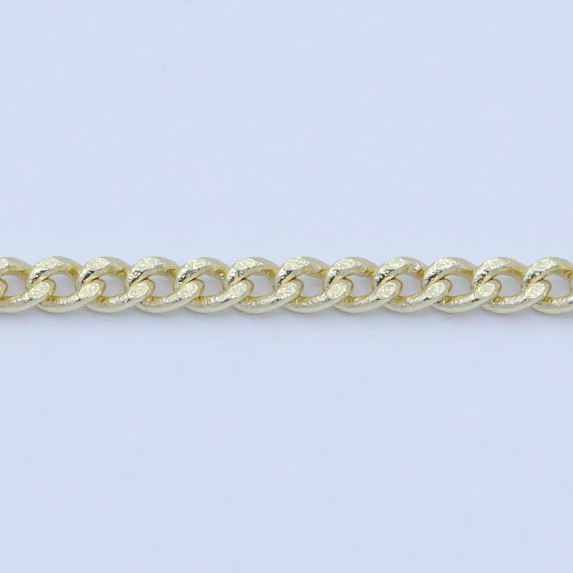 14K Gold Filled 1mm Dainty Cuban Curb Chain 18 Inch Layering Necklace | WA-227 Clearance Pricing - DLUXCA