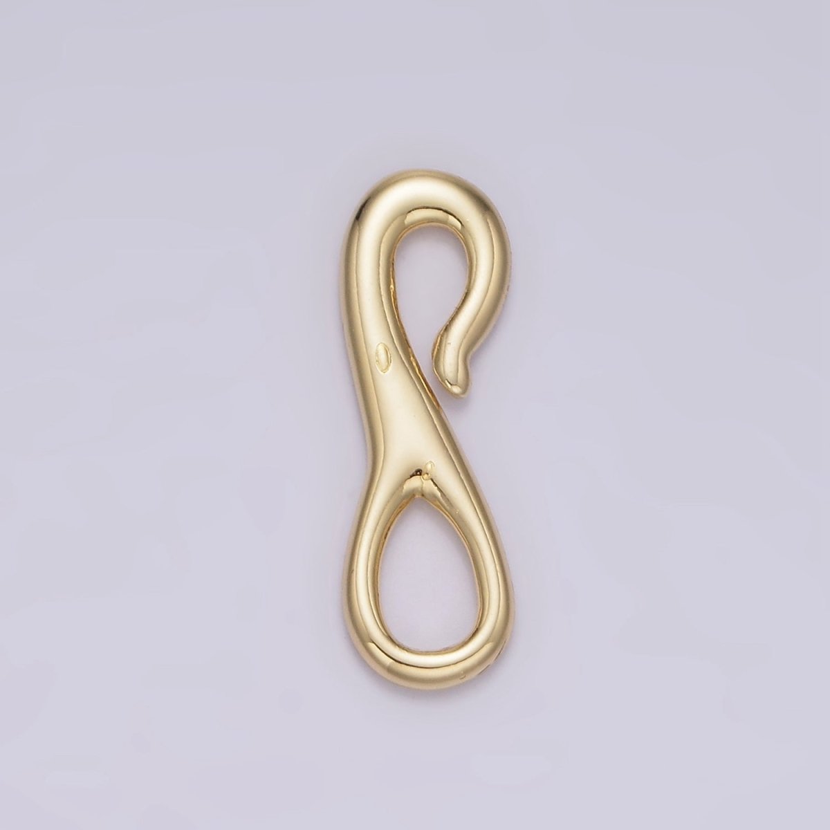 14K Gold Filled 20mm S-Hook Curved Closure Clasps Supply Findings | Z651 - DLUXCA