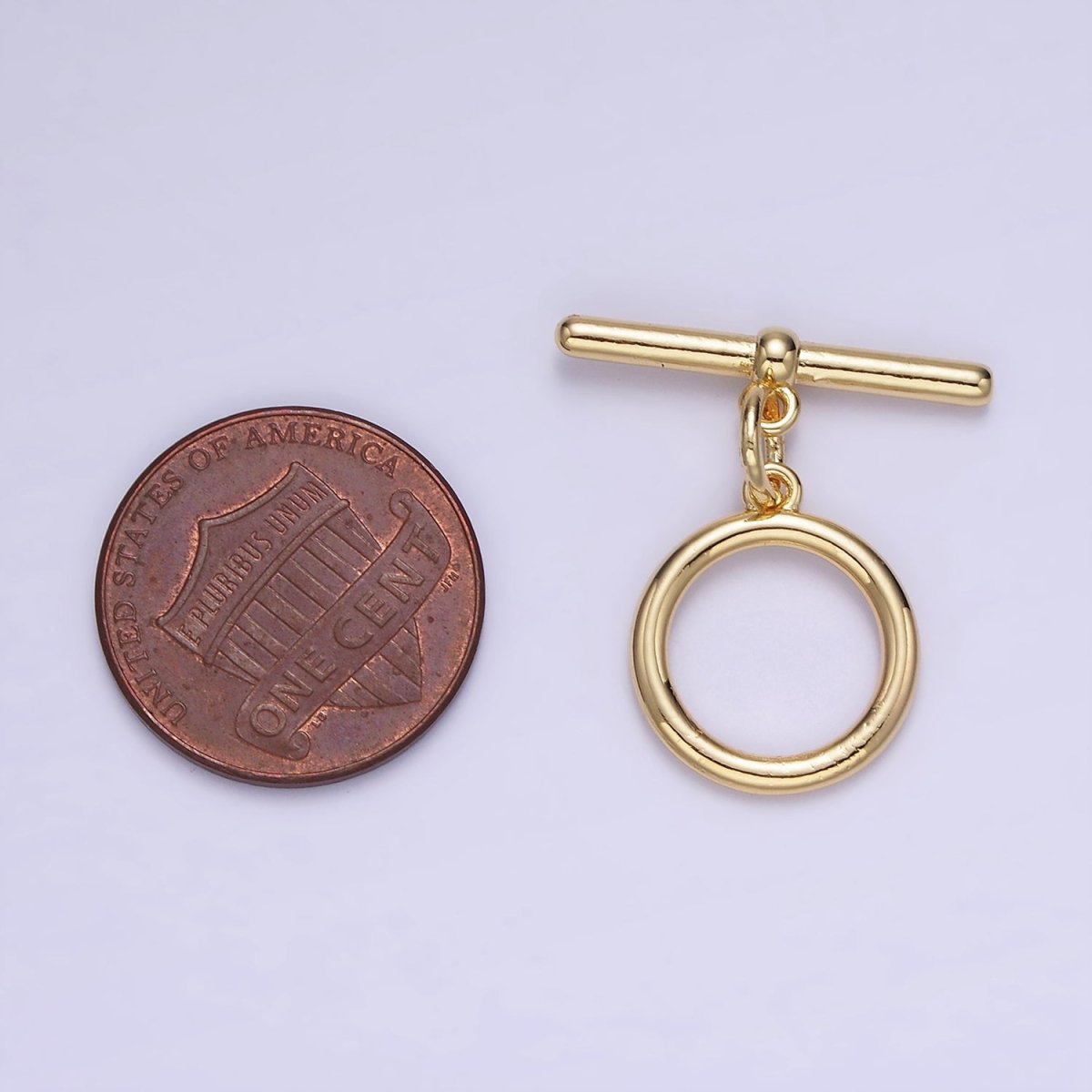 14K Gold Filled 24mm Minimalist OT Toggle Clasps Closure Findings | Z715 - DLUXCA