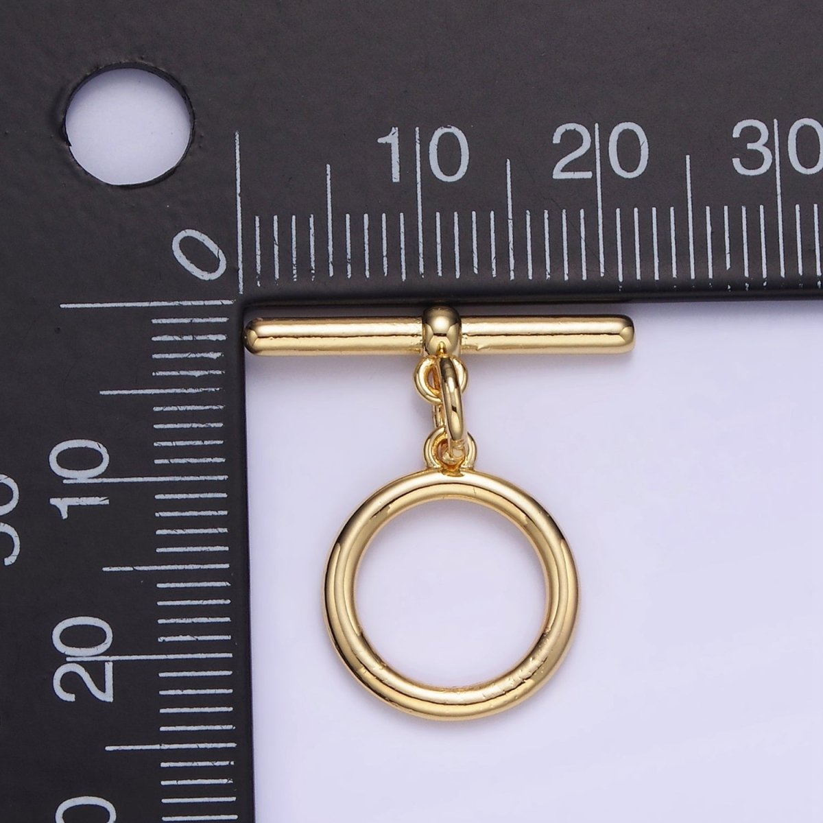 14K Gold Filled 24mm Minimalist OT Toggle Clasps Closure Findings | Z715 - DLUXCA