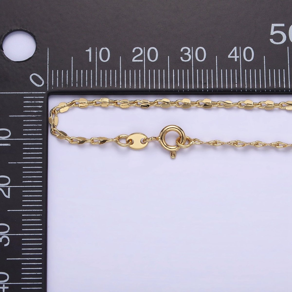 14K Gold Filled 2mm Unique Link 18 Inch Necklace | WA-2466 - DLUXCA