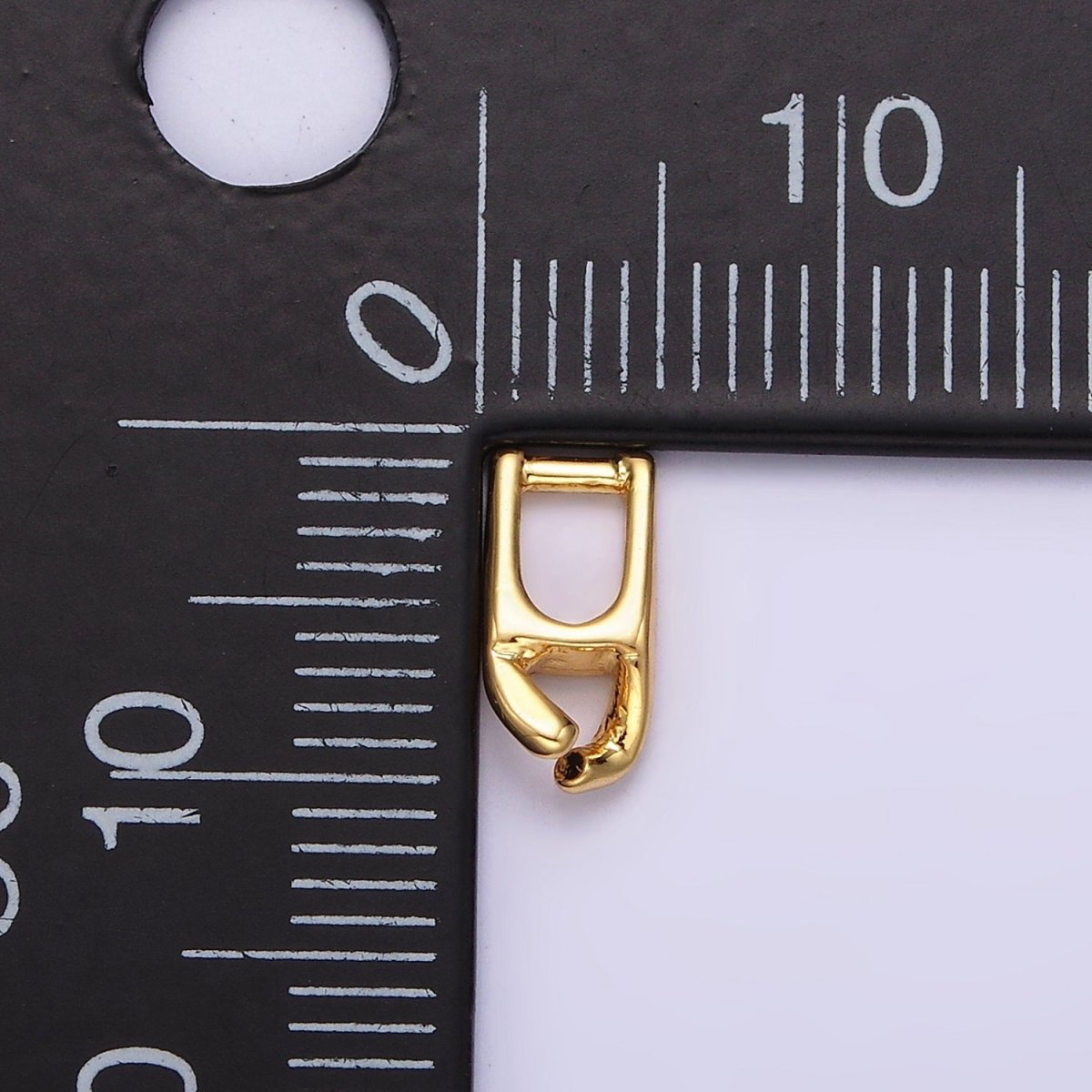 14K Gold Filled 4.7mm Snap Lock Hook Minimalist Jewelry Making Closure Supply | Z591 - DLUXCA