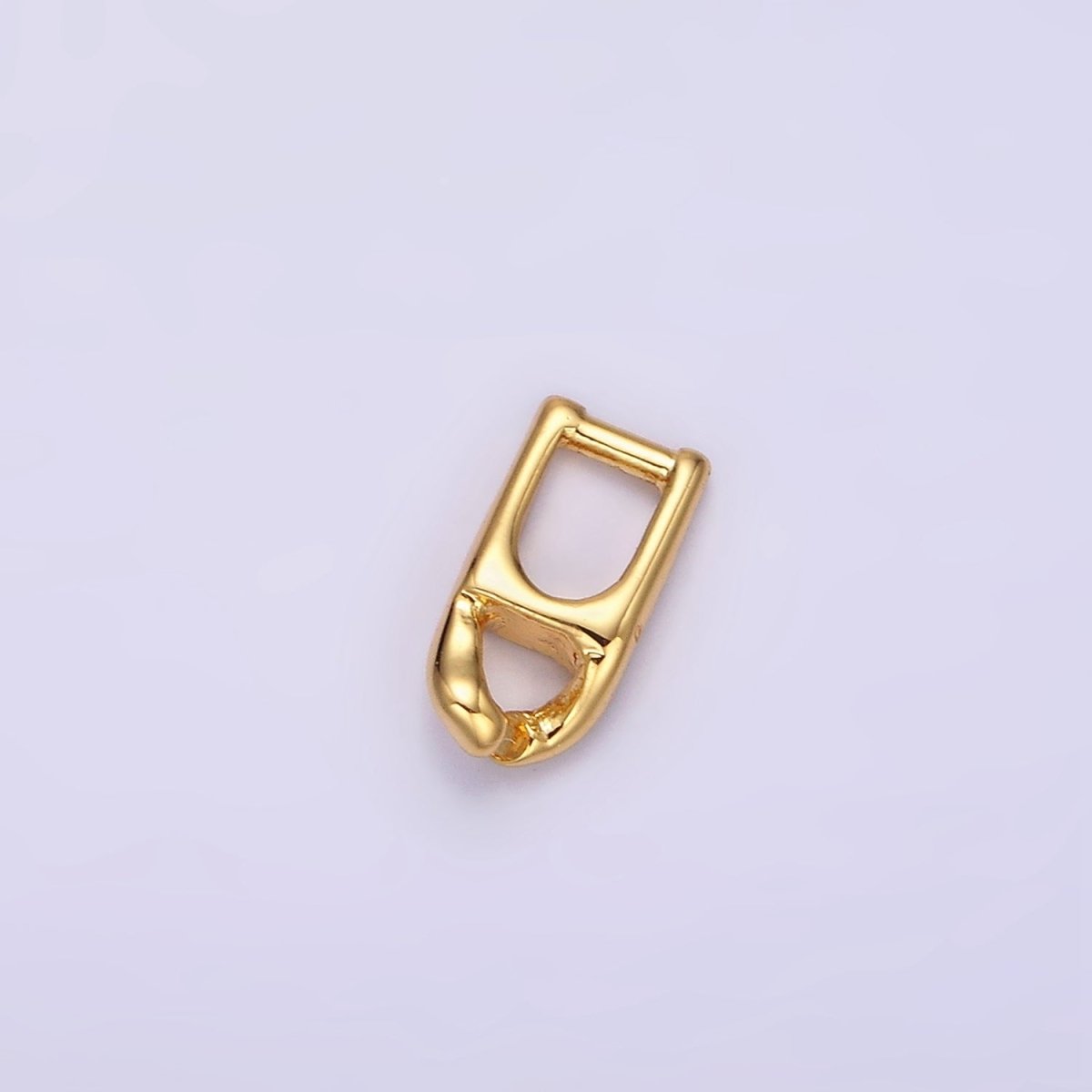 14K Gold Filled 4.7mm Snap Lock Hook Minimalist Jewelry Making Closure Supply | Z591 - DLUXCA