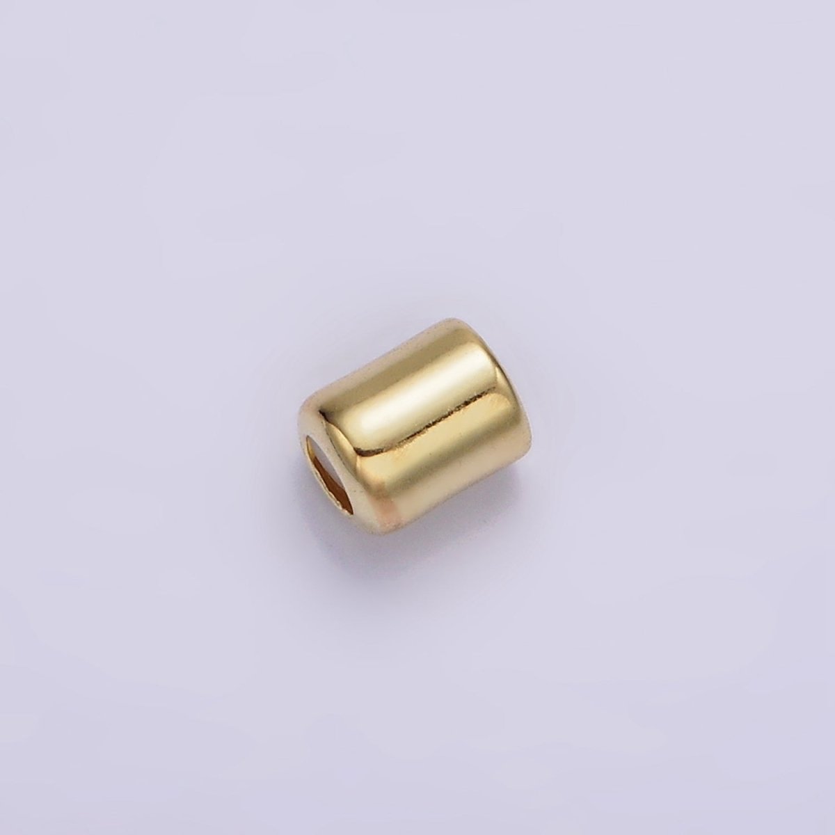 14K Gold Filled 5mm Cylinder Tube Earring Backings Jewelry Findings Supply | Z-536 - DLUXCA