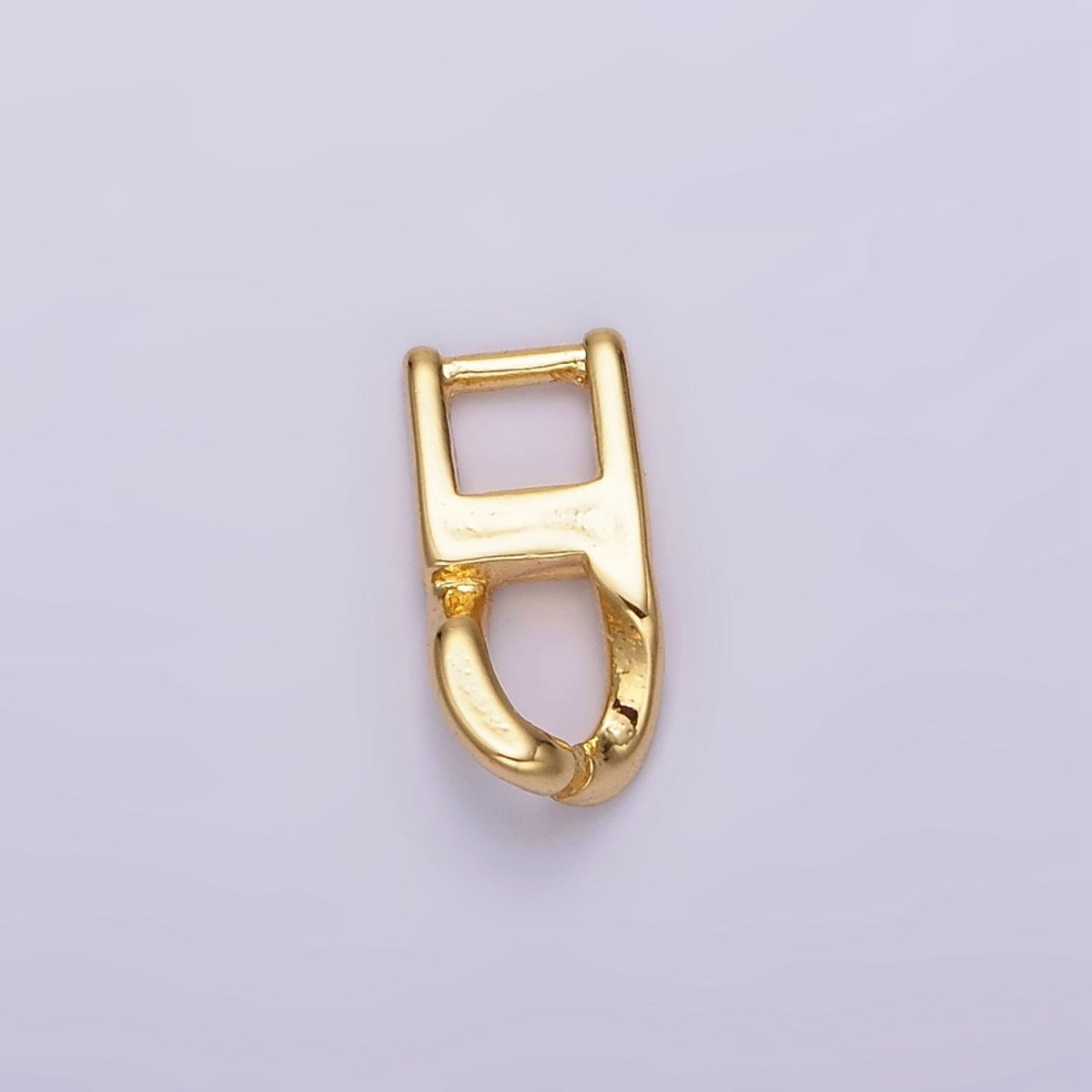 14K Gold Filled 5mm Snap Lock Hook Minimalist Jewelry Closure Findings Supply | Z592 - DLUXCA