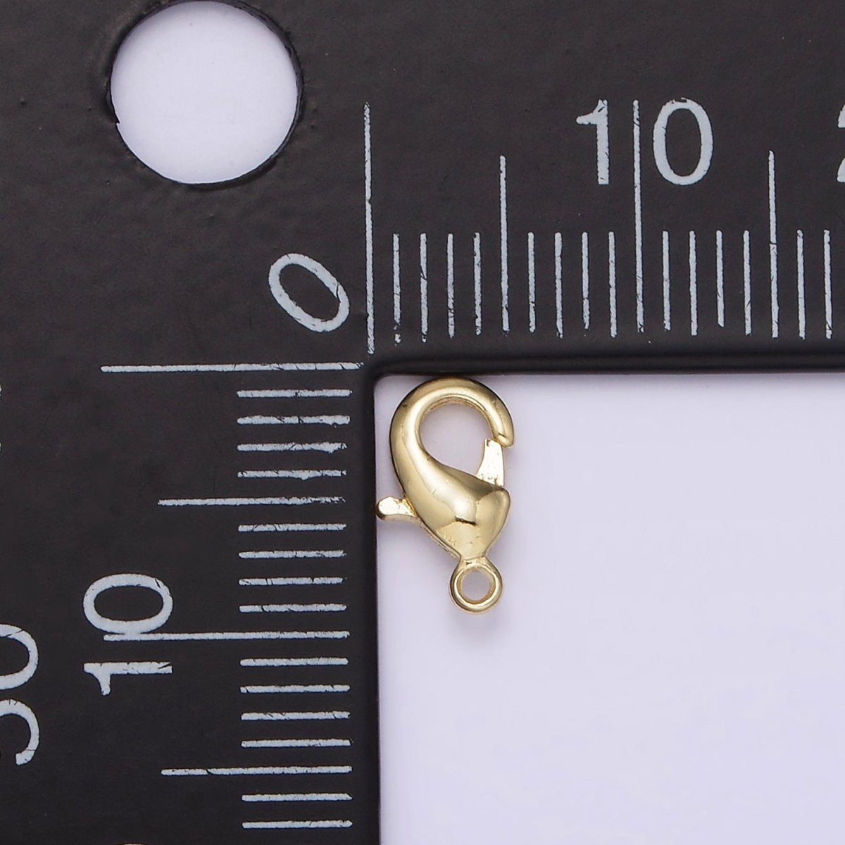 14K Gold Filled 9mm Lobster Claw Clasps Closure Jewelry Making Findings Supply | Z-541 - DLUXCA