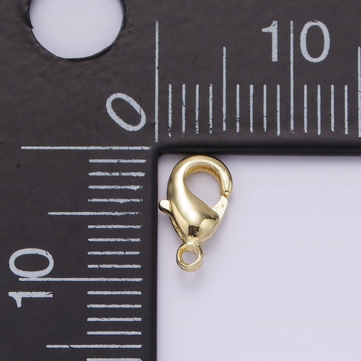 14K Gold Filled 9mm Lobster Claw Clasps Minimalist Jewelry Making Findings Supply | Z601 - DLUXCA