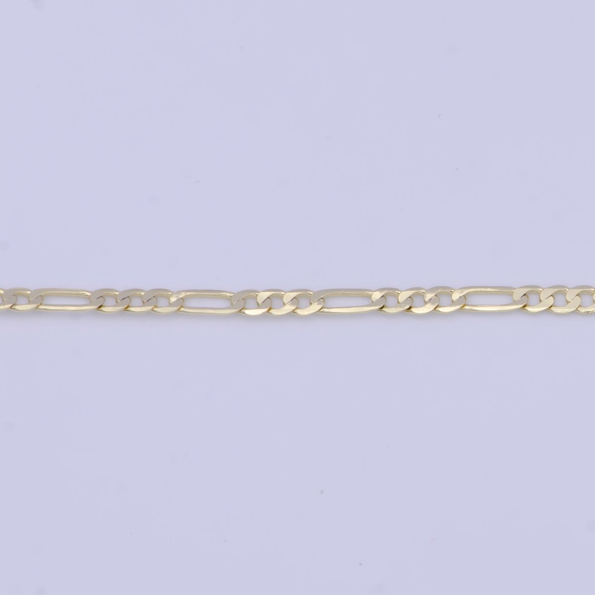 14K Gold Filled Dainty Figaro Chain Minimalist Necklace, Unisex Figaro Chain Necklace 1.9mm Width Ready to Wear | WA-1117 WA-1154 WA-1157 Clearance Pricing - DLUXCA