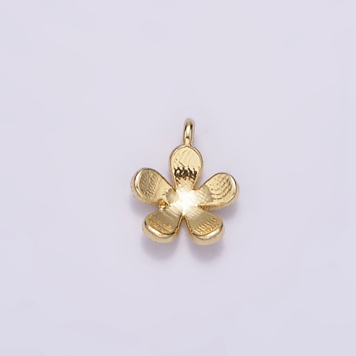 14K Gold Filled Flower Nature Minimalist Mini Add-On Charm | AG493 - DLUXCA