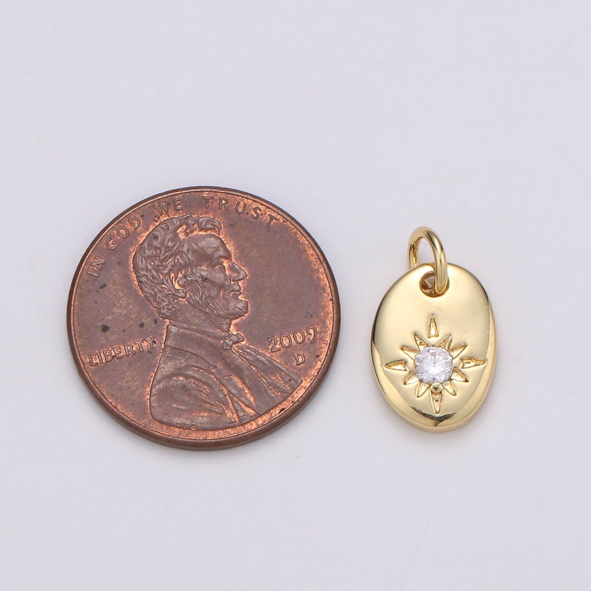 14K Gold Filled Micro Tiny Dainty Gold Star for Bracelet Necklace Pendant Charm Bails Findings for Jewelry Making D-896 - DLUXCA