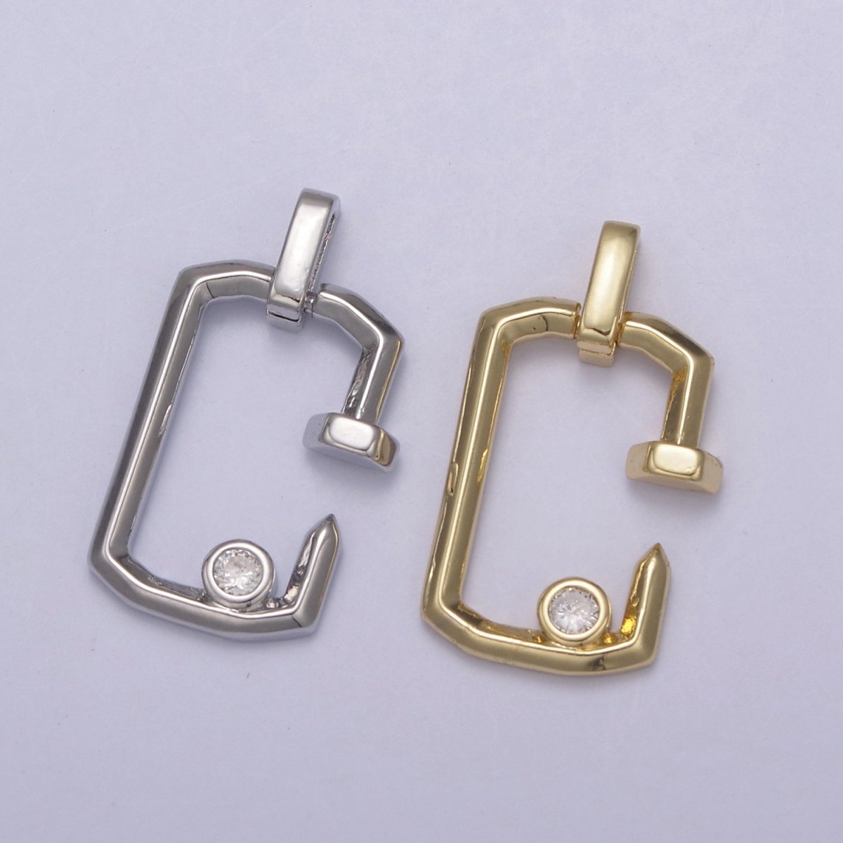 14k Gold Filled Nail Tools Charm Pendant for Necklace Jewelry Making Supply N-905 N-906 - DLUXCA