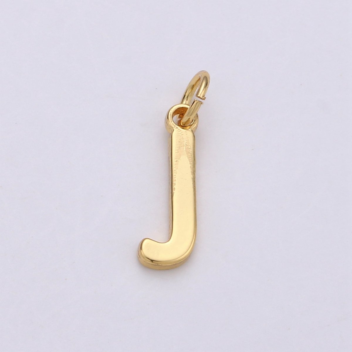 14k Gold Filled Personalized Initial Charm Initial Pendant, Letter Charm, Minimalist Alphabet Letter Charm, Monogram Charm Add On Charm A-113 to A-125 - DLUXCA