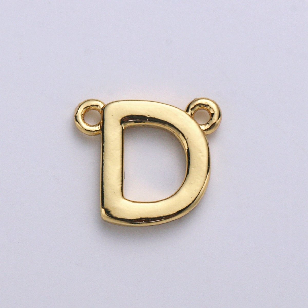 14k Gold Filled Personalized Initial Charm Initial Pendant, Letter Charm, Minimalist Alphabet Letter Charm, VOTE Charm for Bracelet Necklace A-127 to A-139 - DLUXCA