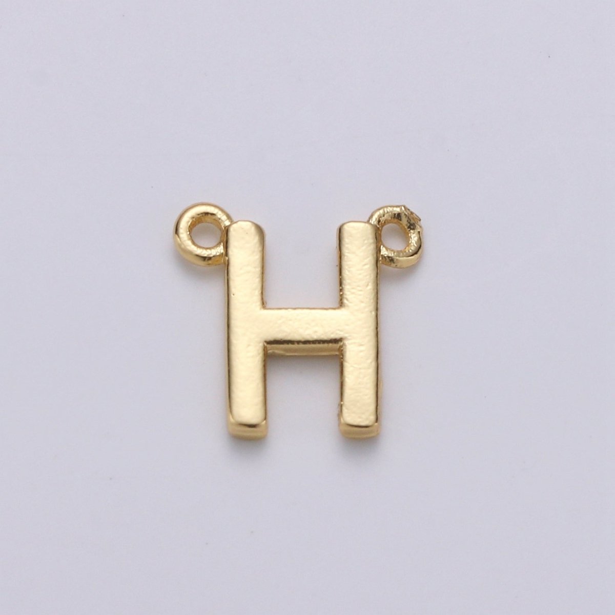 14k Gold Filled Personalized Initial Charm Initial Pendant, Letter Charm, Minimalist Alphabet Letter Charm, VOTE Charm for Bracelet Necklace A-127 to A-139 - DLUXCA