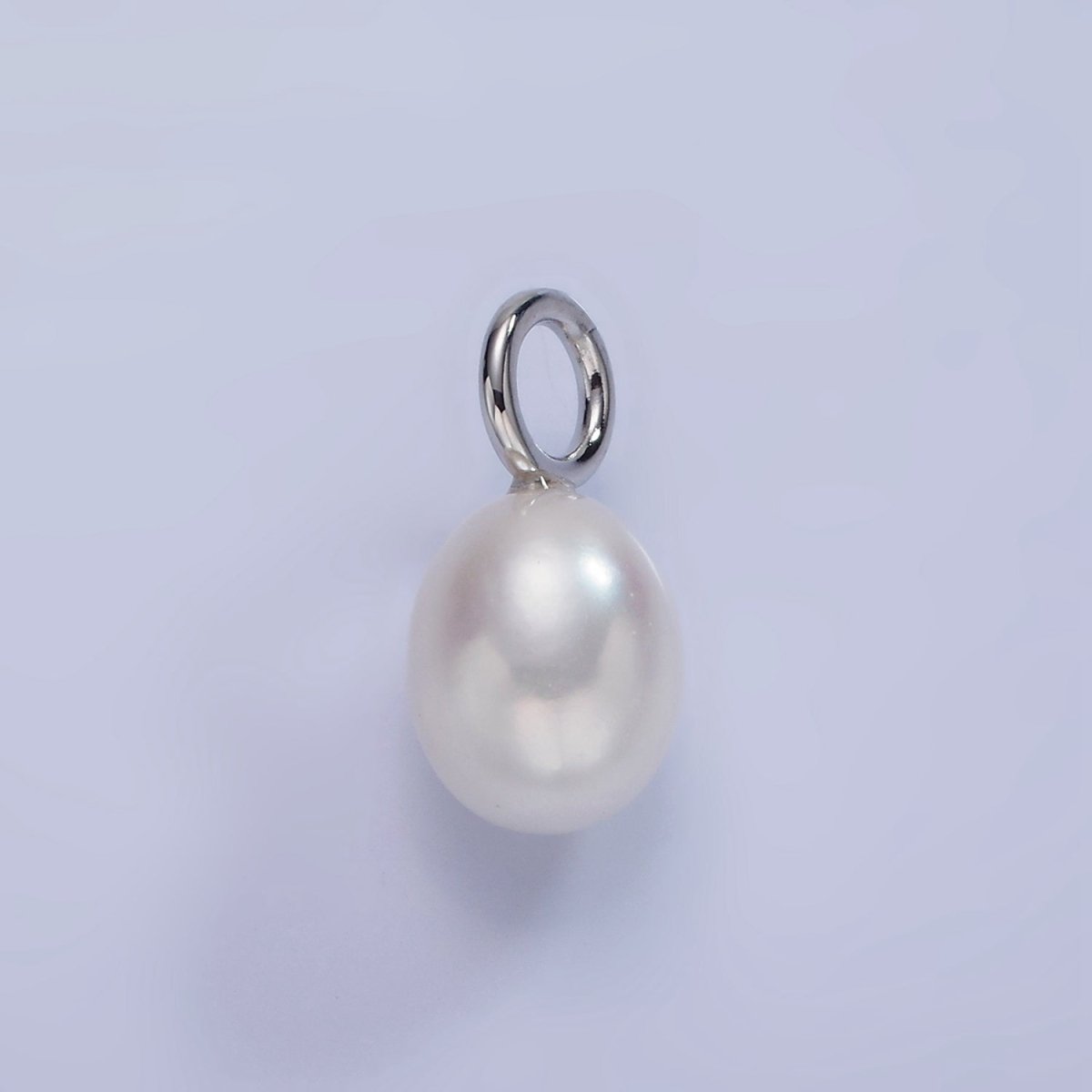 14K Gold Filled Pink, White, Purple Oval Freshwater Pearl Drop Pendant | P1675 - P1677 - DLUXCA