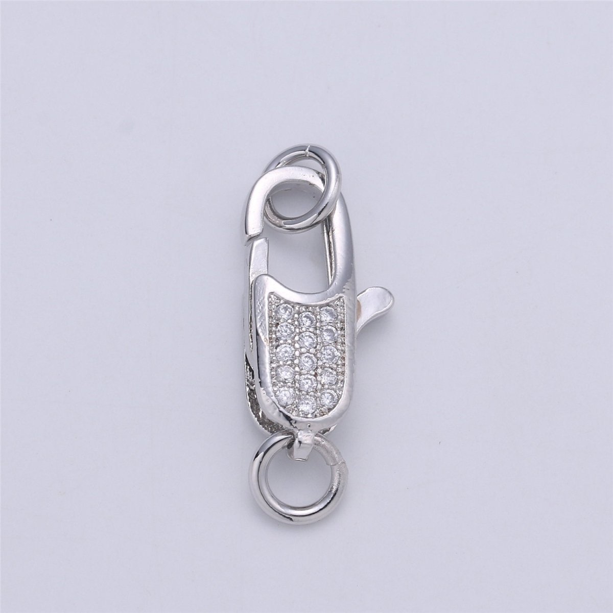 14K Gold Filled Rectangle Lobster Clasp for Necklace Bracelet Jewelry Making Supplies Chain Findings Micro Pave Clasp K-382 K-821 K-866 K-873 - DLUXCA