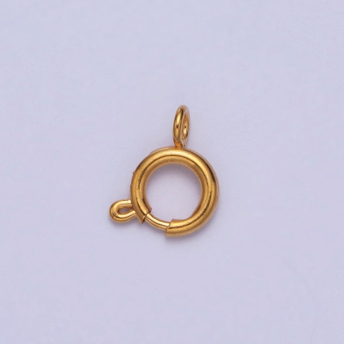 14K Gold Filled Round Spring Ring Closure Clasps For DIY Jewelry Making L-875-L882 L-912 - DLUXCA