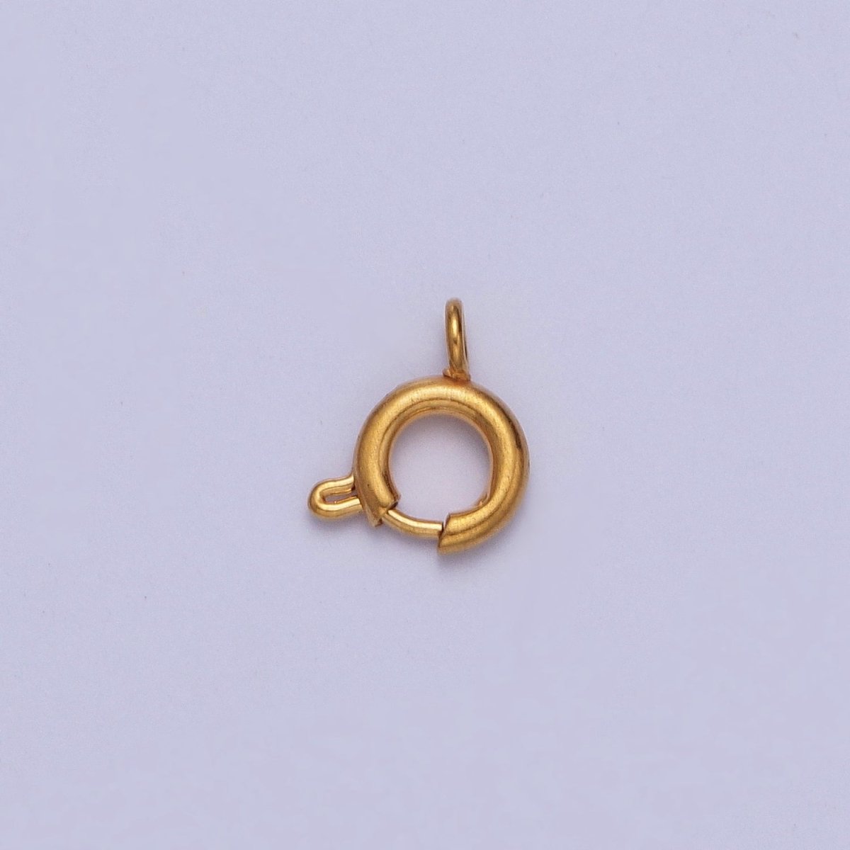 14K Gold Filled Round Spring Ring Closure Clasps For DIY Jewelry Making L-875-L882 L-912 - DLUXCA