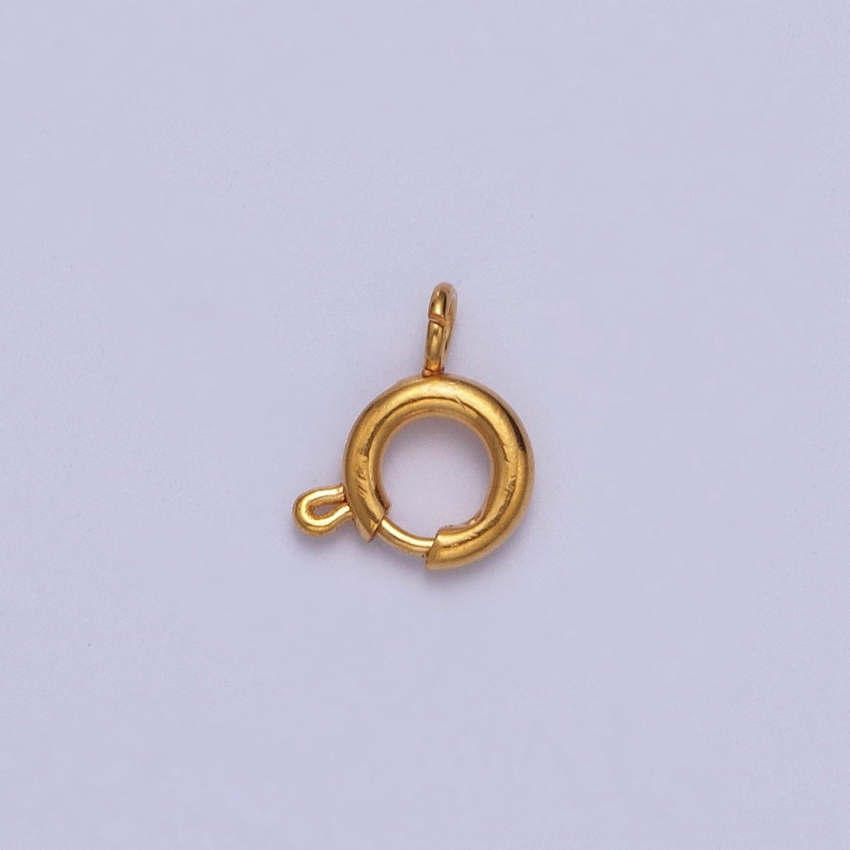 14K Gold Filled Round Spring Ring Closure Clasps For DIY Jewelry Making L-875-L882 L-912 - DLUXCA