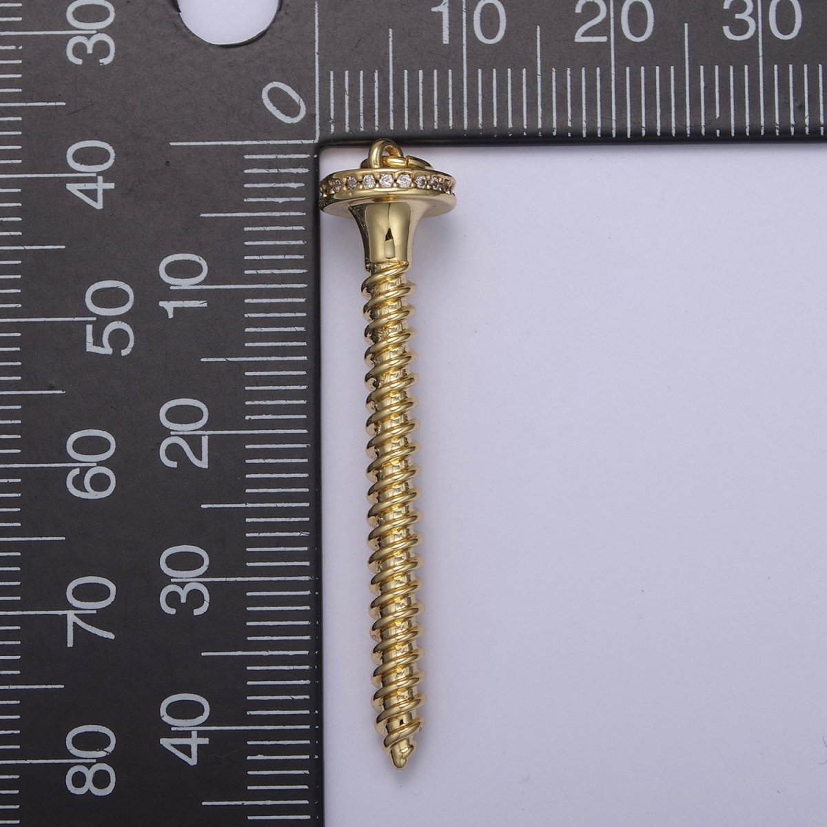 14k Gold Filled Screw Tools Charm Pendant for Necklace Bracelet Jewelry Making Supply N-788 - N-793 - DLUXCA