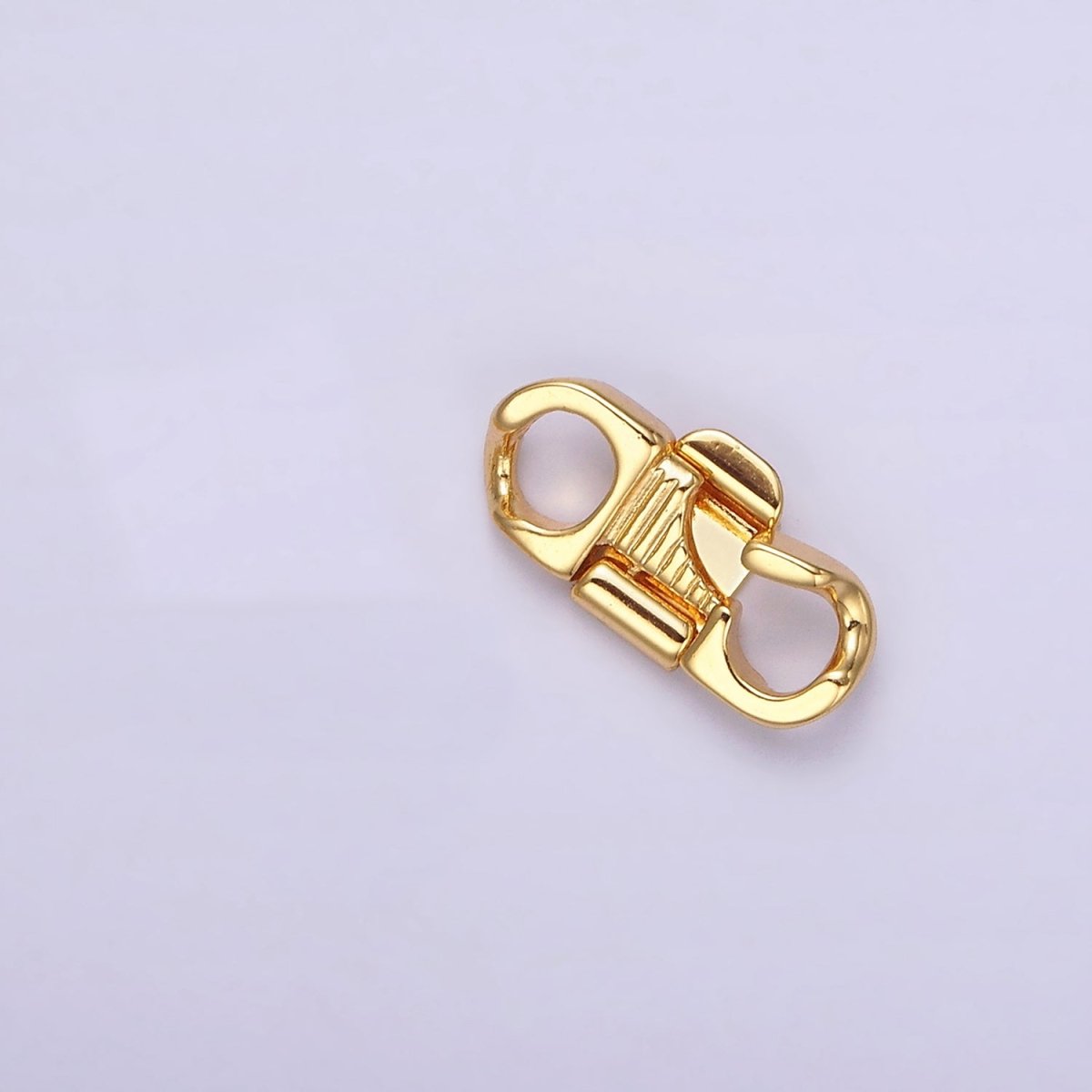 14K Gold Filled Snap Lock Minimalist Jewelry Closure Findings Supply Set | Z593 Z594 - DLUXCA