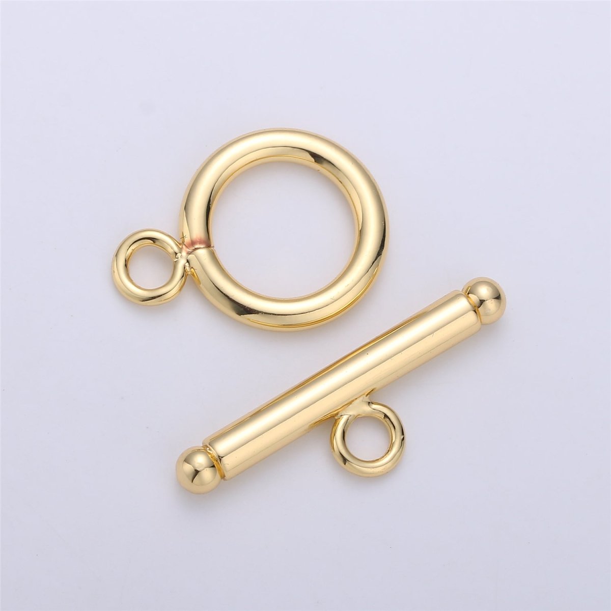 15mm 14K Gold Filled Toggle Clasp 1 set for Bracelet Necklace Jewelry Making Supply | K-175 K-121 - DLUXCA