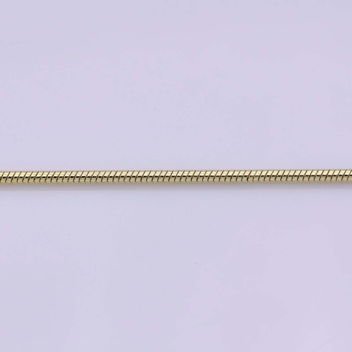 1.5mm Snake Herringbone 18 Inch Layering Chain Necklace W. Spring Ring | WA-398 Clearance Pricing - DLUXCA