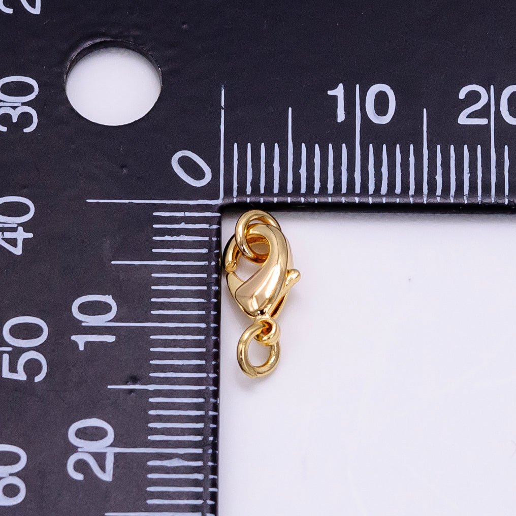 16K Gold Filled 15mm Lobster Claw Clasps Closure Findings | Z904 - DLUXCA