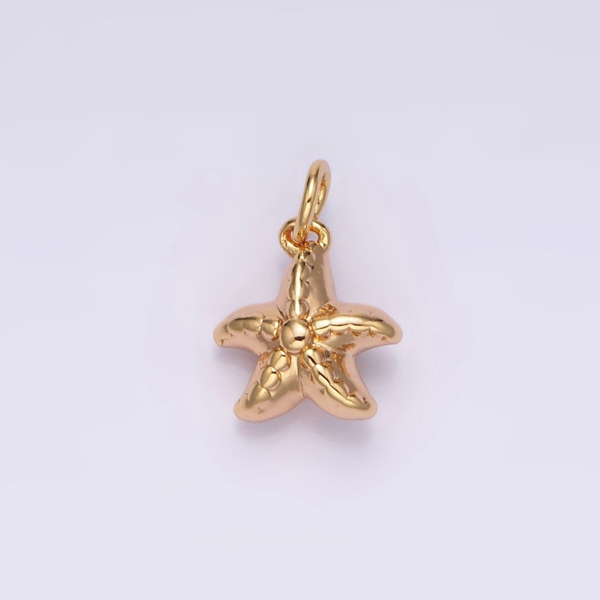 16K Gold Filled 9mm Mini Starfish Ocean Animal Add-On Charm | N1769 - DLUXCA