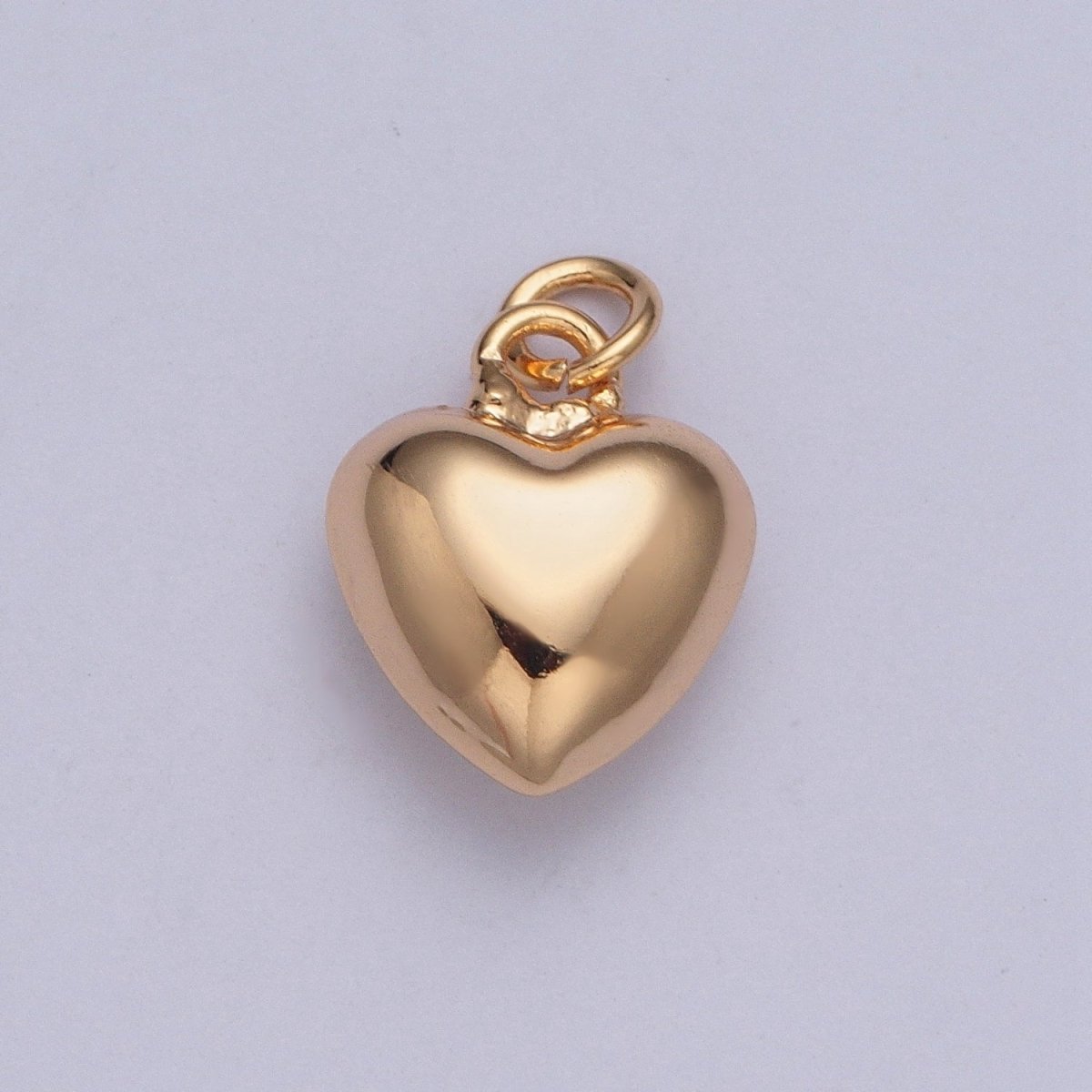 16K Gold Filled Heart Charm For Valentine Love Jewelry Making Component | X-202 X-203 - DLUXCA
