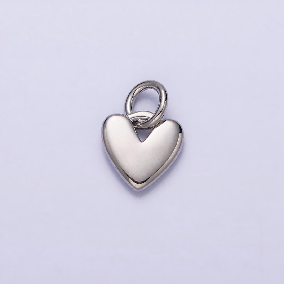 16K Gold Filled Heart Mini Add-On Charm in Gold & Silver | AC-1342 AC-1343 - DLUXCA