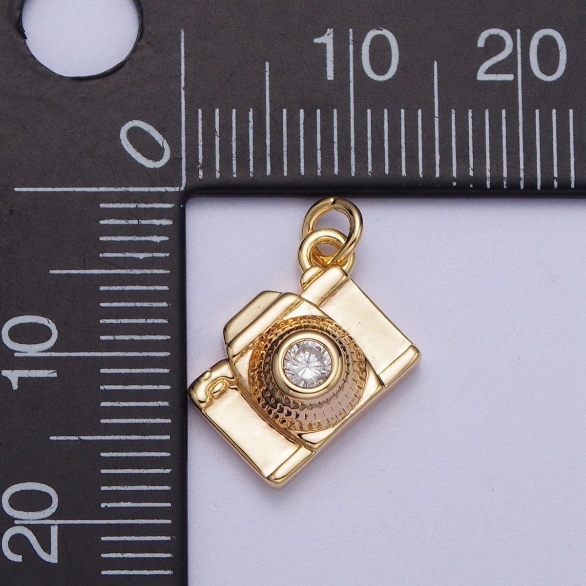 16K Gold Filled Mini Camera For Photographer Jewelry Gift Charm | A-140 - DLUXCA