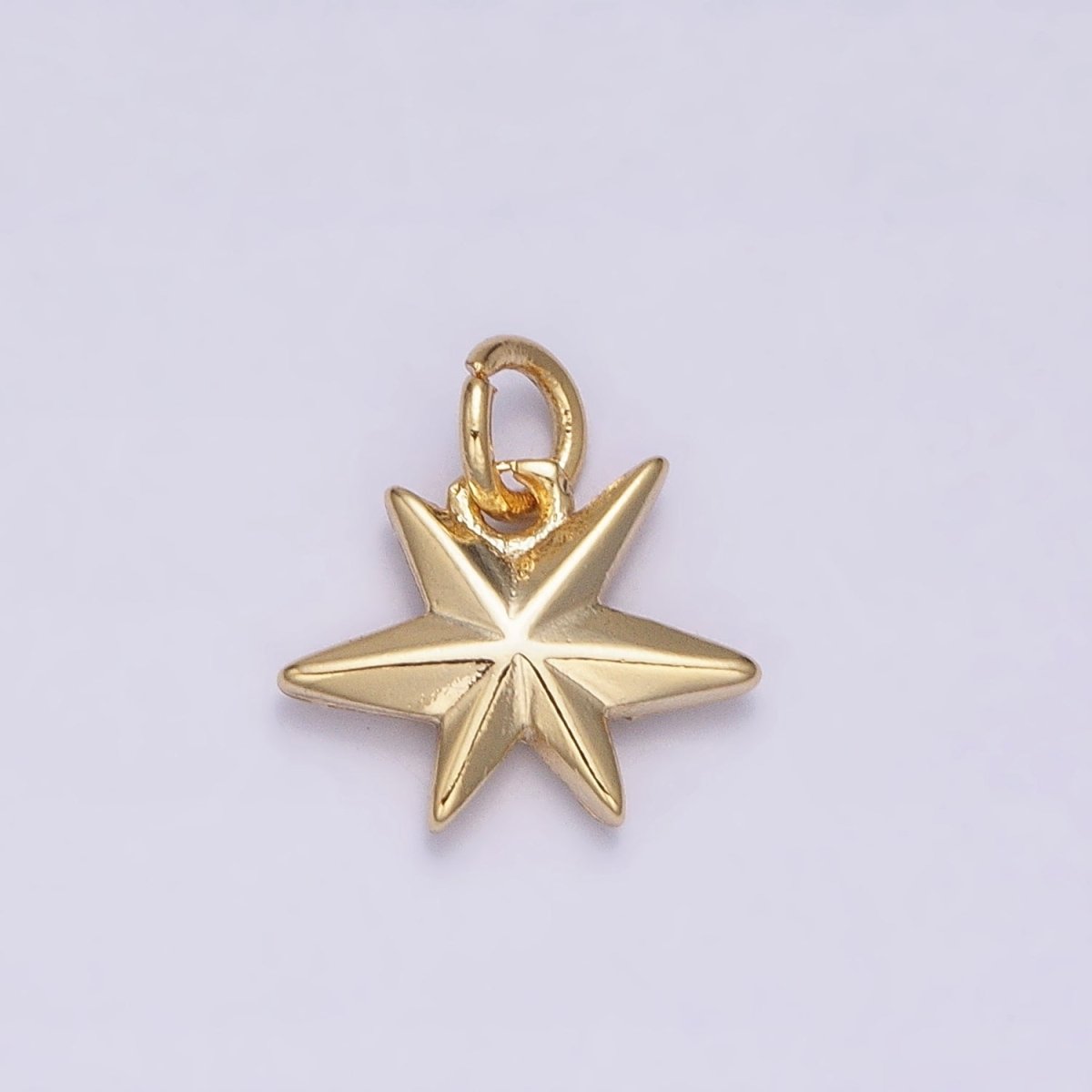 16K Gold Filled Mini Celestial Shinning Star Puffed Add-On Charm | AC1144 - DLUXCA