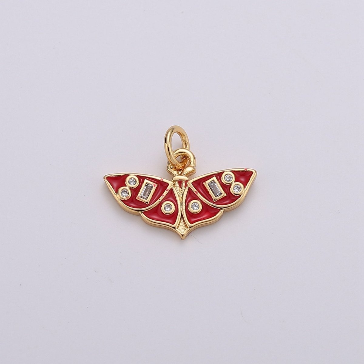 17X13MM Butterfly pendant,Colourful enamel butterfly charm,small animal findings, DIY jewellery suppliesC-571 - DLUXCA