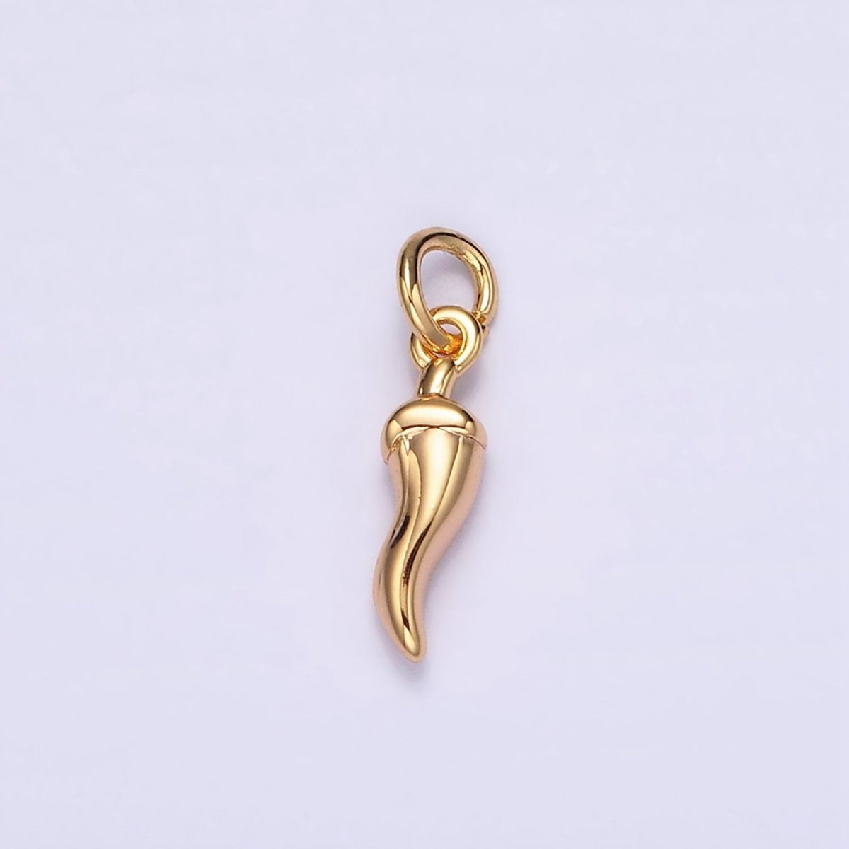 18K Gold Filled 11mm Chili Fruit Puffed Add-On Charm | N1764 - DLUXCA