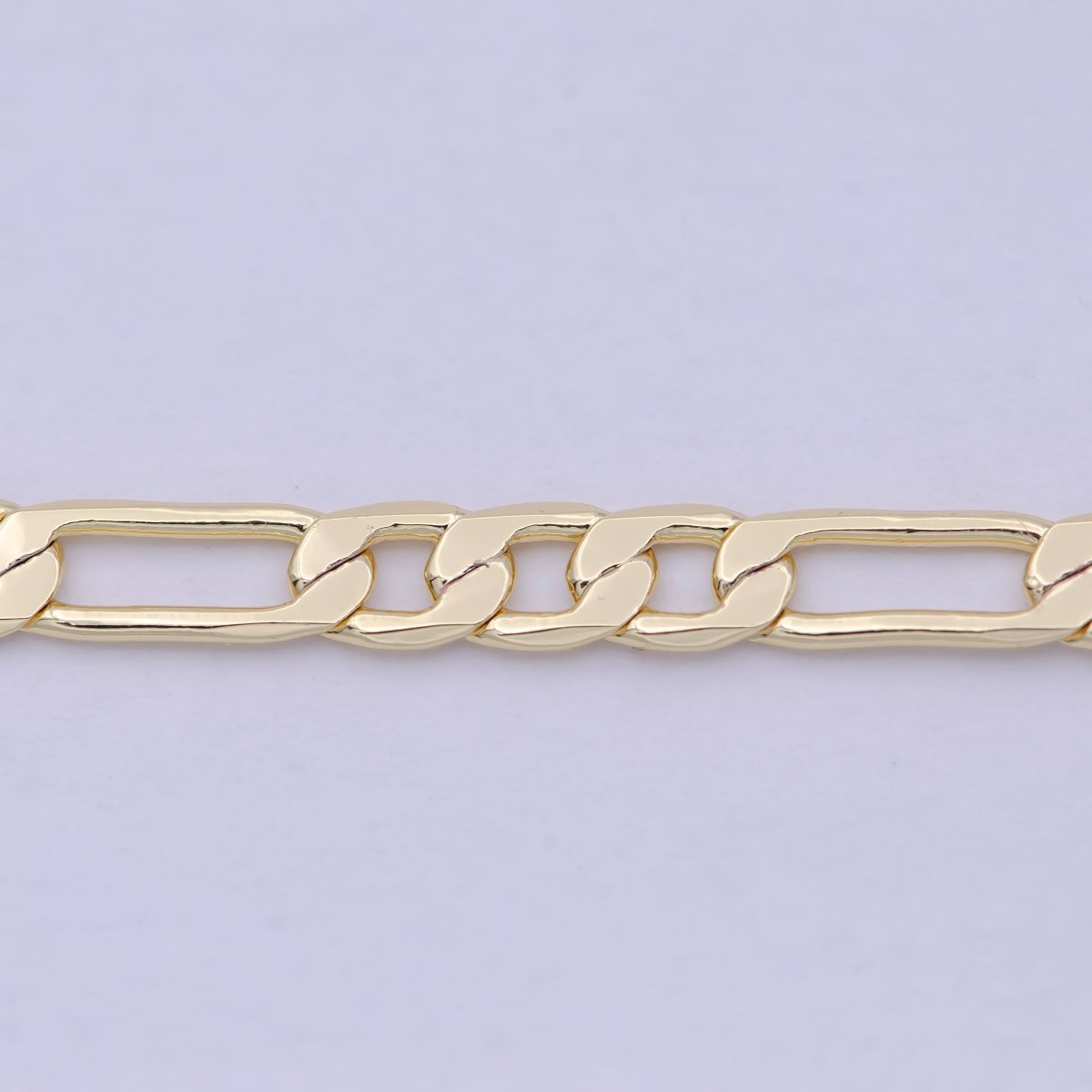18K Gold Filled 4mm Figaro Chain For Wholesale Figaro Chains And Jewelry Making Supplies Findings | WA-838 Clearance Pricing - DLUXCA